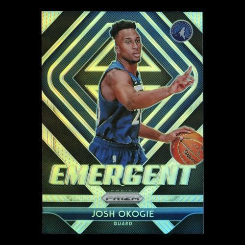 Josh Okogie RC 2018-19 Prizm Emergent Silver Timberwolves