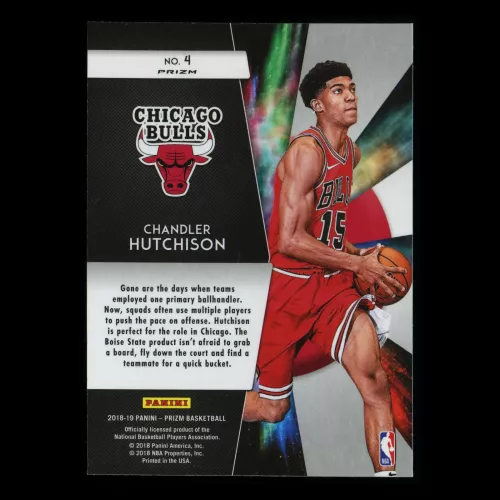 Chandler Hutchison RC 2018-19 Prizm Freshman Phenoms Bulls