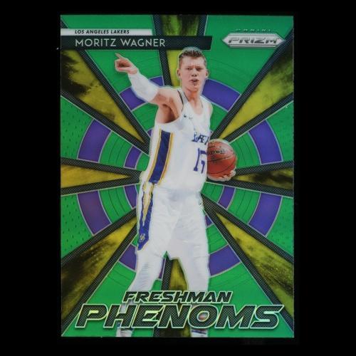 Moritz Wagner RC 2018-19 Prizm Freshman Phenoms Green Lakers