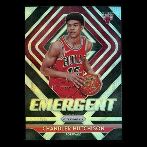 Chandler Hutchison RC 2018-19 Prizm Emergent Silver Bulls