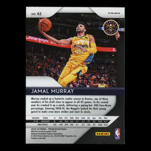 Jamal Murray 2018-19 Prizm Pink Cracked Ice Nuggets