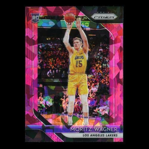 Moritz Wagner RC 2018-19 Prizm Pink Cracked Ice Rookie Lakers