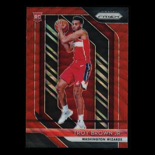 Troy Brown Jr. 2018-19 Prizm Red Wave Wizards
