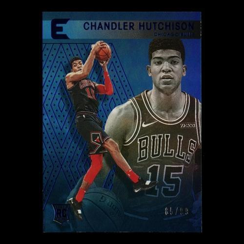 Chandler Hutchison RC 2018-19 Chronicles Essentials Blue Rookie Bulls 85/99