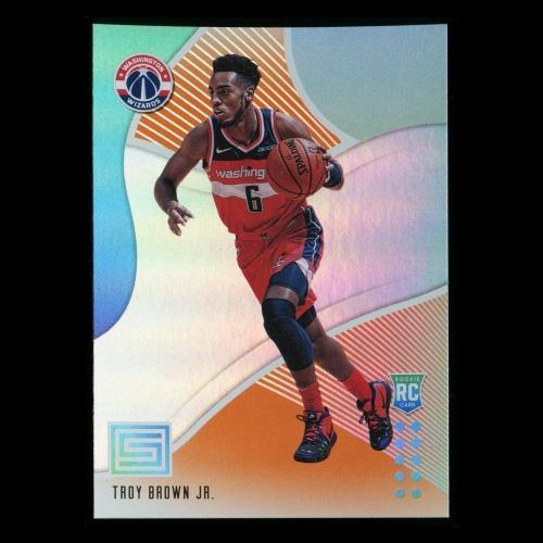Troy Brown Jr. RC 2018-19 Status Orange Rookie Wizards