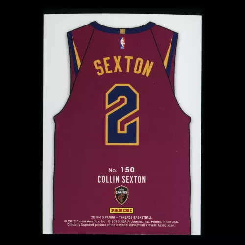 Collin Sexton RC 2018-19 Threads Icon Jersey Rookie Cavaliers