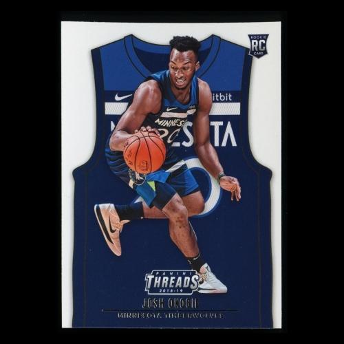Josh Okogie RC 2018-19 Threads Icon Jersey Rookie Timberwolves