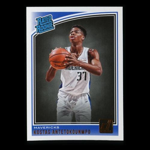 Kostas Antetokounmpo RR 2018-19 Donruss Rated Rookie Mavericks