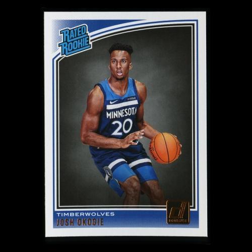 Josh Okogie RR 2018-19 Donruss Rated Rookie Timberwolves