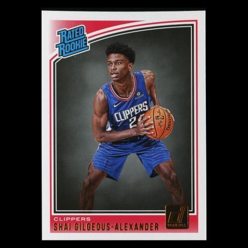 Shai Gilgeous-Alexander RR 2018-19 Donruss Rated Rookie Clippers