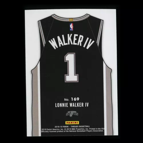 Lonnie Walker IV 2018-19 Threads Icon Jersey Dazzle Spurs