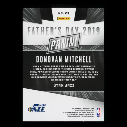Donovan Mitchell 2019 Father's Day Jazz