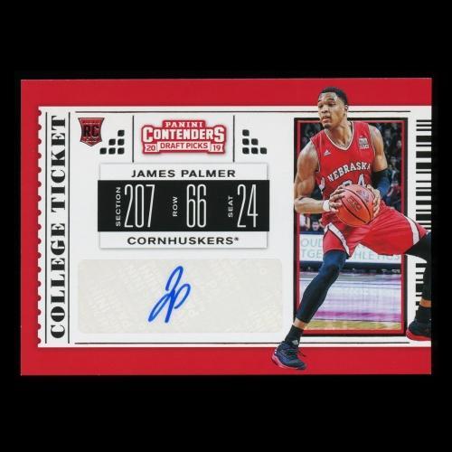 James Palmer 2019 Contenders Draft Picks College Ticket Auto Clippers