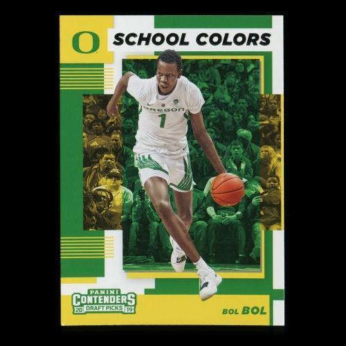 Bol Bol RC 2019 Contenders Draft Picks Rookie School Colors Ducks/Nuggets