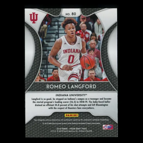 Romeo Langford RC 2019-20 Prizm Draft Picks Rookie Hoosiers | Celtics