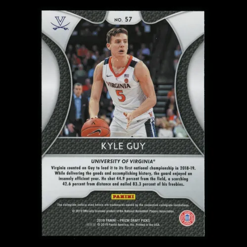 Kyle Guy RC 2019-20 Prizm Draft Picks Rookie Cavaliers | Kings