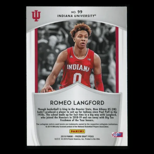 Romeo Langford RC 2019-20 Prizm Draft Picks Crusade Rookie Hoosiers | Celtics