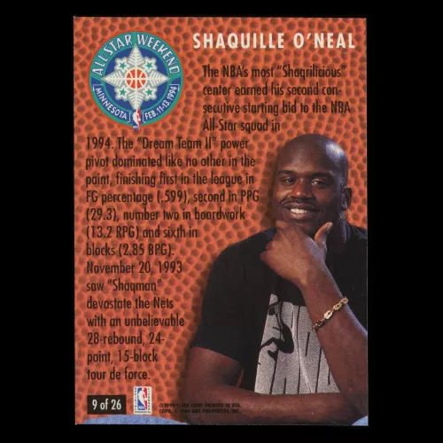 Shaquille O'Neal 1994-95 Fleer Minnesota All-Star Weekend Magic