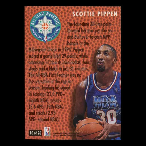 Scottie Pippen 1994-95 Fleer Minnesota All-Star Weekend Bulls