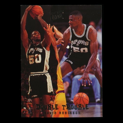 David Robinson 1994-95 Ultra Double Trouble Spurs