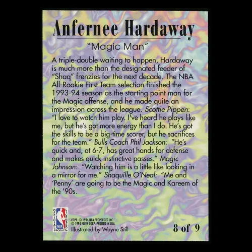 Anfernee Hardaway 1994-95 Fleer Magic Man Magic