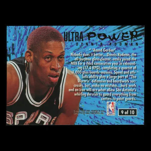 Dennis Rodman 1994-95 Ultra Power Spurs