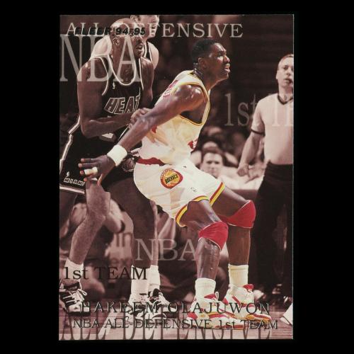 Hakeem Olajuwon 1994-95 Fleer All-Defensive Rockets
