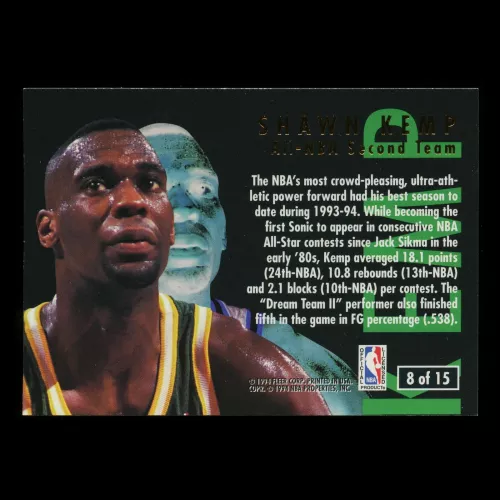 Shawn Kemp 1994-95 Ultra All-NBA Second Team Supersonics