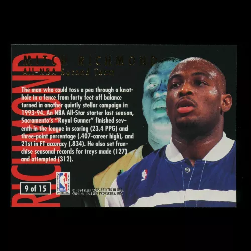 Mitch Richmod 1994-95 Ultra All-NBA Second Team Kings