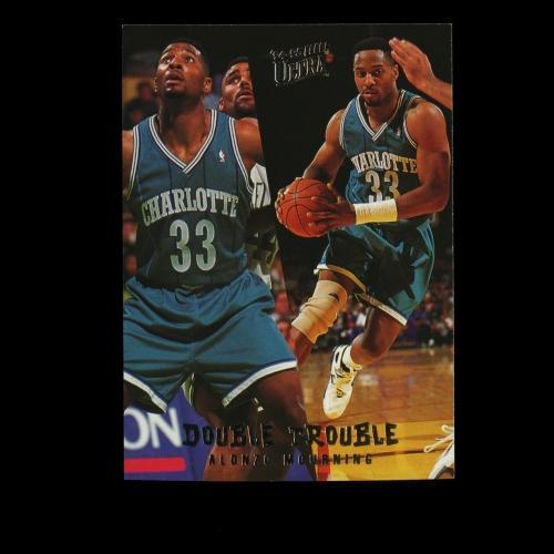 Alonzo Mourning 1994-95 Ultra Double Trouble Hornets