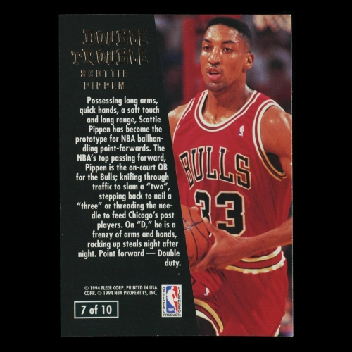 Scottie Pippen 1994-95 Ultra Double Trouble Bulls