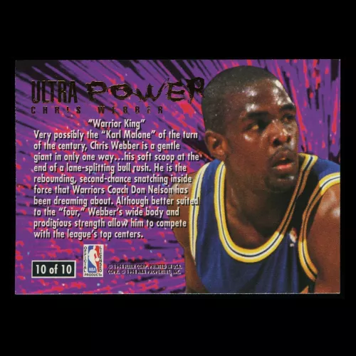 Chris Webber 1994-95 Ultra Power Warriors