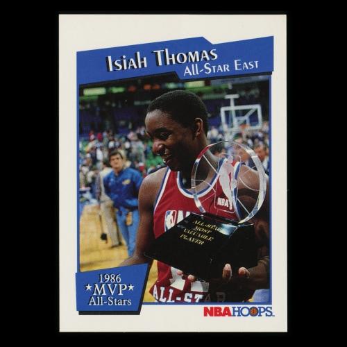 Isiah Thomas 1991-92 Hoops 1986 MVP All-Stars Pistons