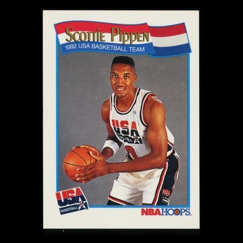 Scottie Pippen 1991-92 Hoops USA Basketball Bulls