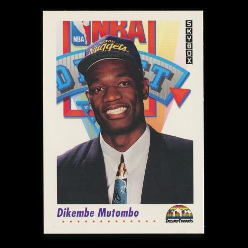 Dikembe Mutombo RC 1992-93 Skybox Rookie Nuggets