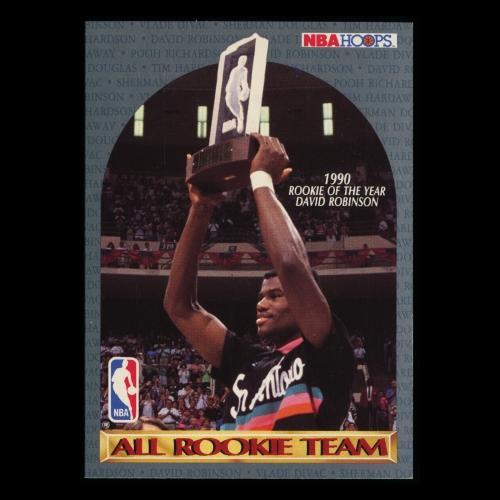 David Robinson 1990-91 Hoops Rookie of the Year - All Rookie Team