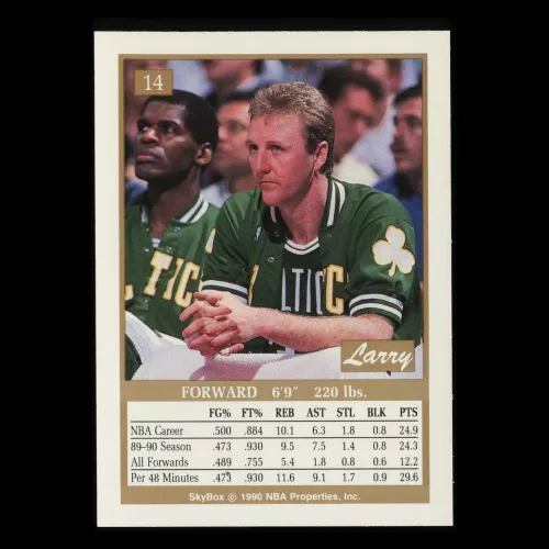 Larry Bird 1990-91 Skybox Celtics