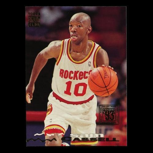 Sam Cassell 1993-94 Topps Stadium Club Rookie Rockets