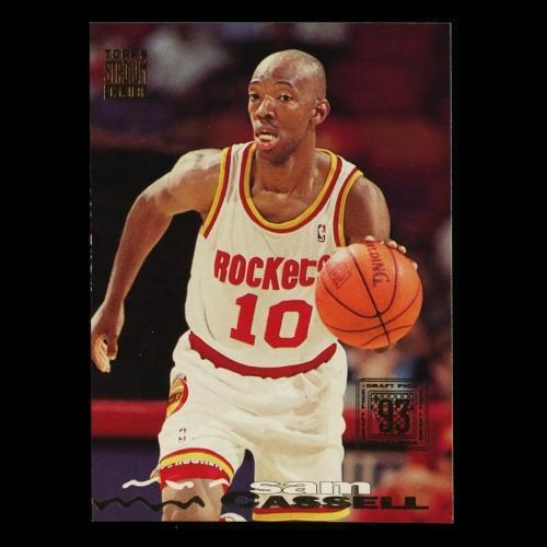 Sam Cassell 1993-94 Topps Stadium Club Rookie Rockets