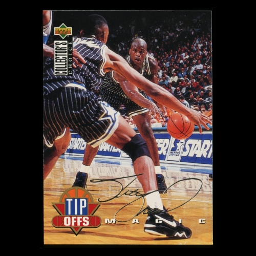 Shaquille O'Neal 1994-95 Collector's Choice Silver Signature Tip Offs Magic
