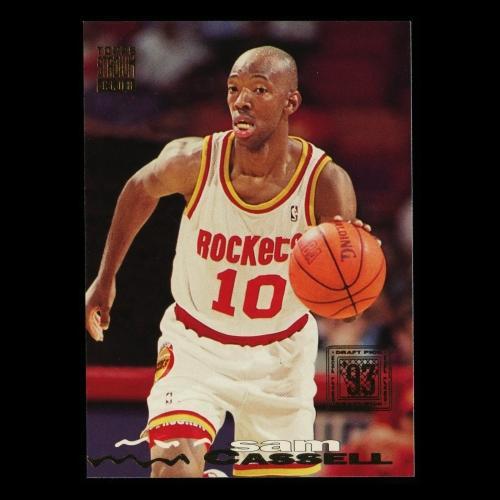 Sam Cassell 1993-94 Topps Stadium Club Rookie Rockets