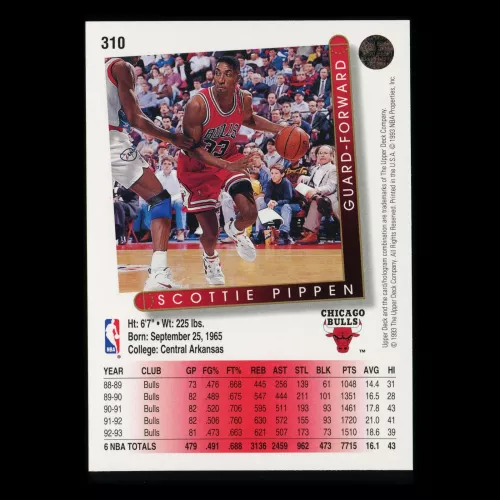 Scottie Pippen 1993-94 Upper Deck Bulls