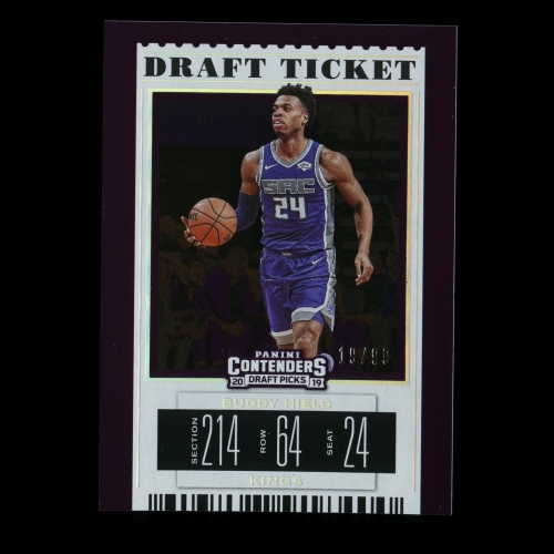 Buddy Hield 2019-20 Contenders Draft Picks Draft Ticket Kings 19/99