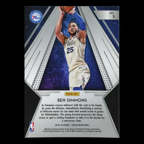 Ben Simmons 2018-19 Prizm All Day 76ers