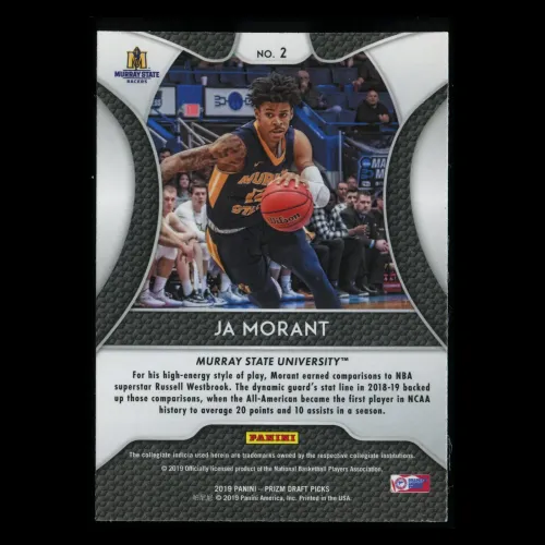 Ja Morant RC 2019-20 Prizm Draft Picks Rookie Racers | Grizzlies
