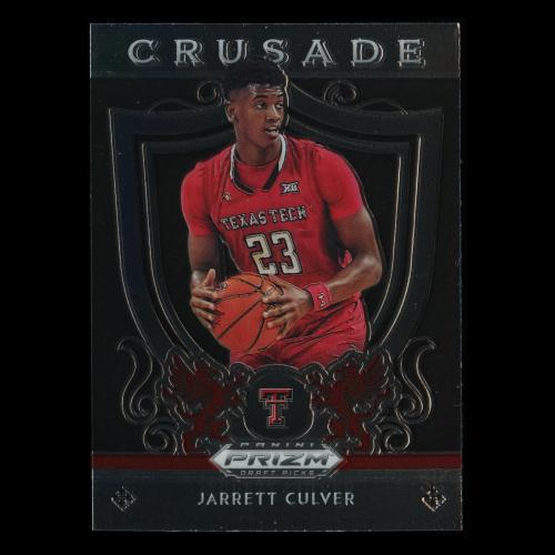 Jarrett Culver RC 2019-20 Prizm Draft Picks Crusade Rookie Red Raiders | Timberwolves