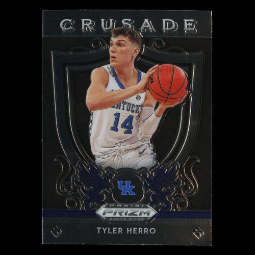 Tyler Herro RC 2019-20 Prizm Draft Picks Crusade Rookie Wildcats | Heat