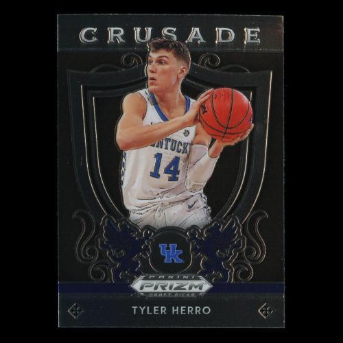 Tyler Herro RC 2019-20 Prizm Draft Picks Crusade Rookie Wildcats | Heat