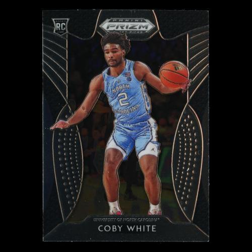Coby White RC 2019-20 Prizm Draft Picks Rookie Tar Heels/Bulls