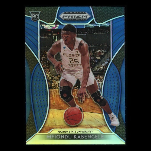Mfiondu Kabengele RC 2019-20 Prizm Draft Picks Blue Rookie Seminoles | Vipers